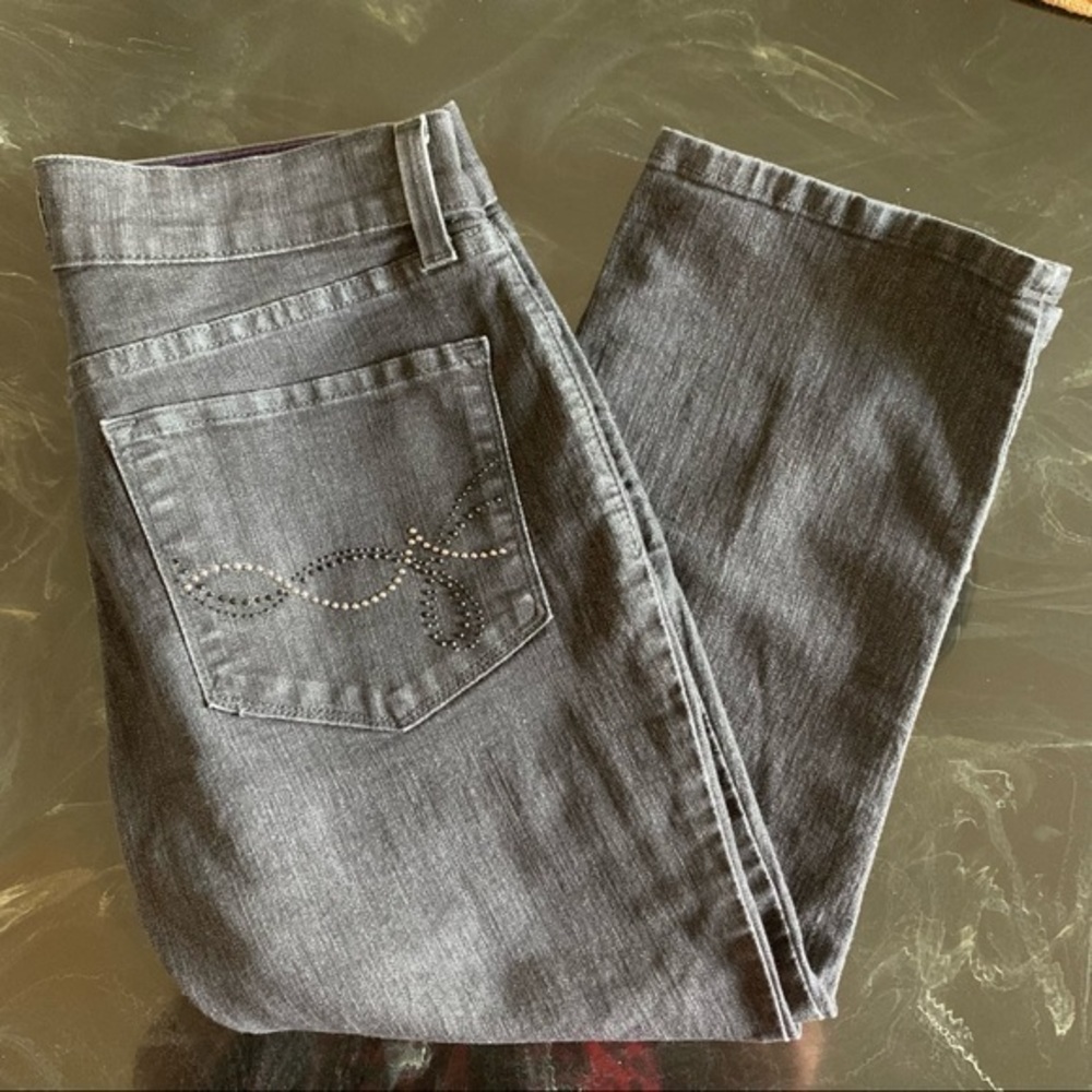 NYDJ Crop Black Jeans - Picture 3 of 7